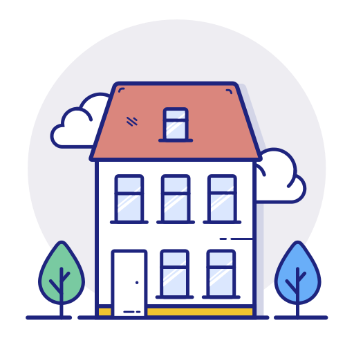 Building, home, house, real estate icon